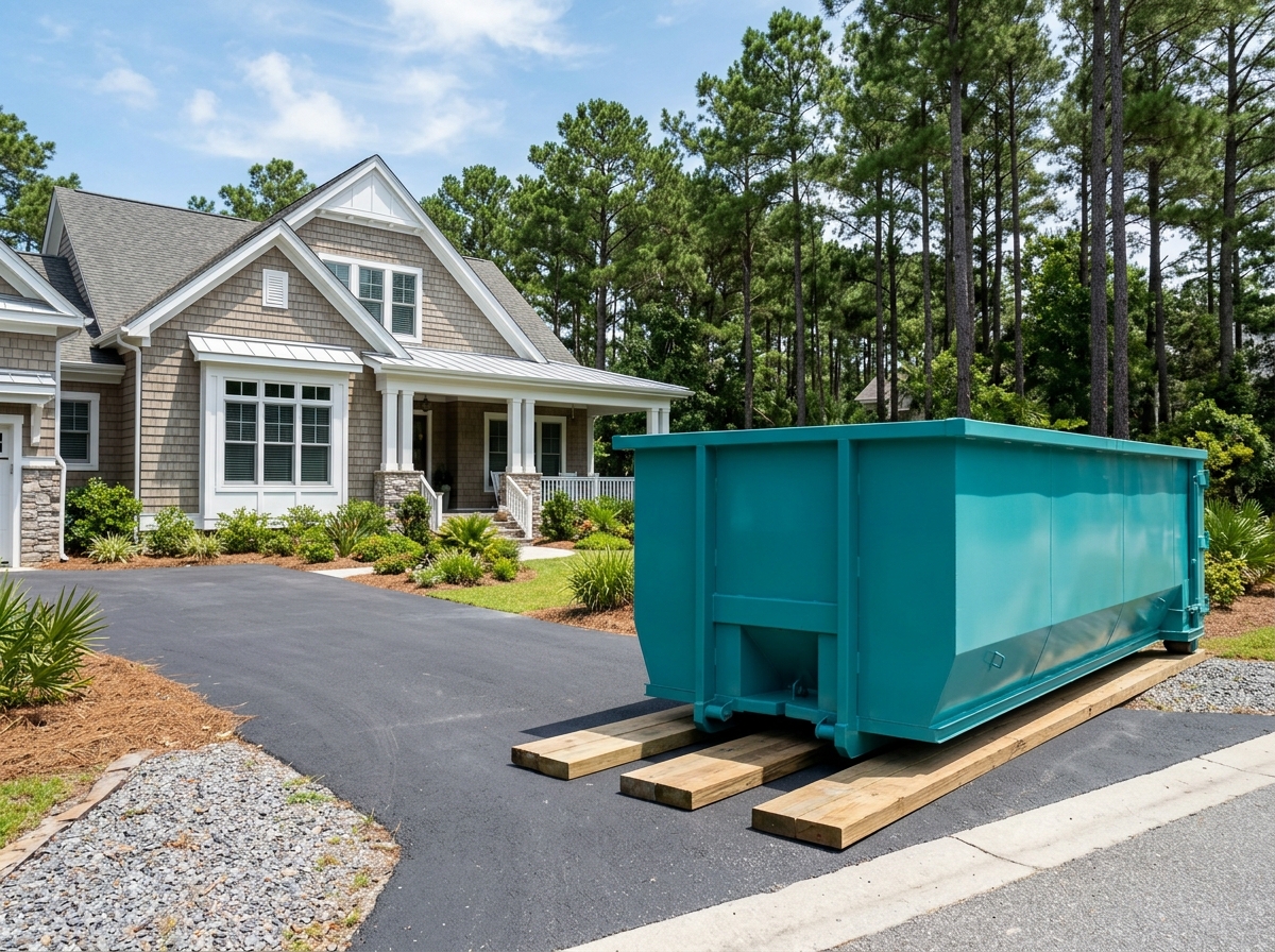 Patriot Dumpster Services delivery in Tarboro, NC